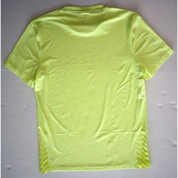 Gymshark A1A9X-EBF3 Men's Sz Medium RM7 Firefly Green Sport Stride T-Shirt - Picture 2 of 6